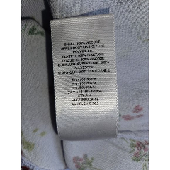 Aritzia Sunday Best Rachel Sweetheart Neckline Floral Mini Dress Women Size XS - Picture 12 of 12